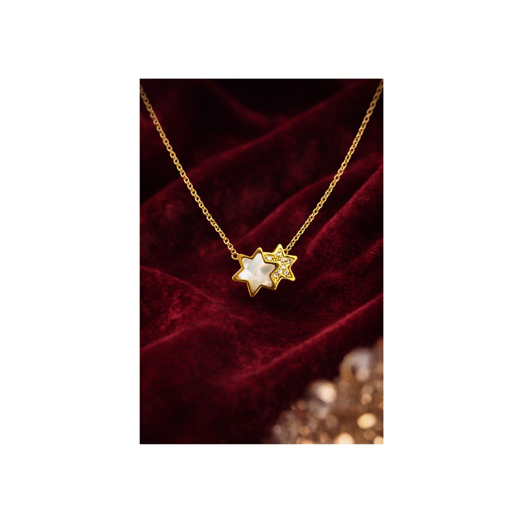 Twin Star Glow Necklace