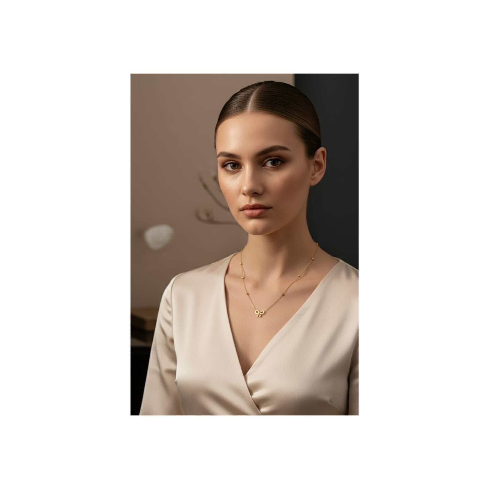 ✨ Bow Babe Anti-Tarnish Gold Necklace — Everyday Cute ✨