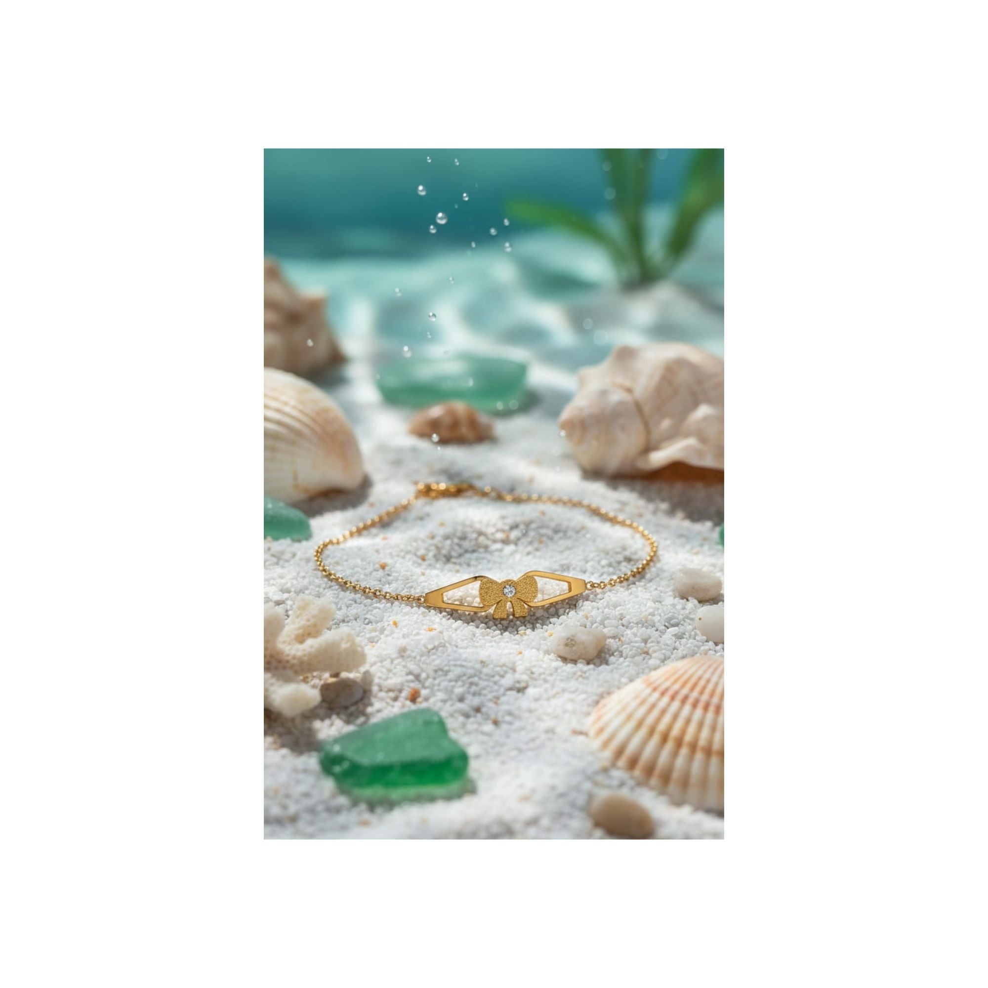 🎀 Golden Bow Anti-Tarnish Bracelet 316L