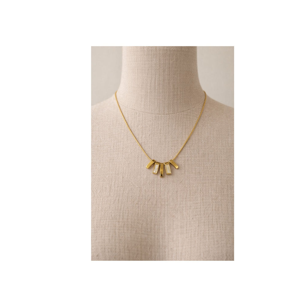 Radiant Fan Necklace