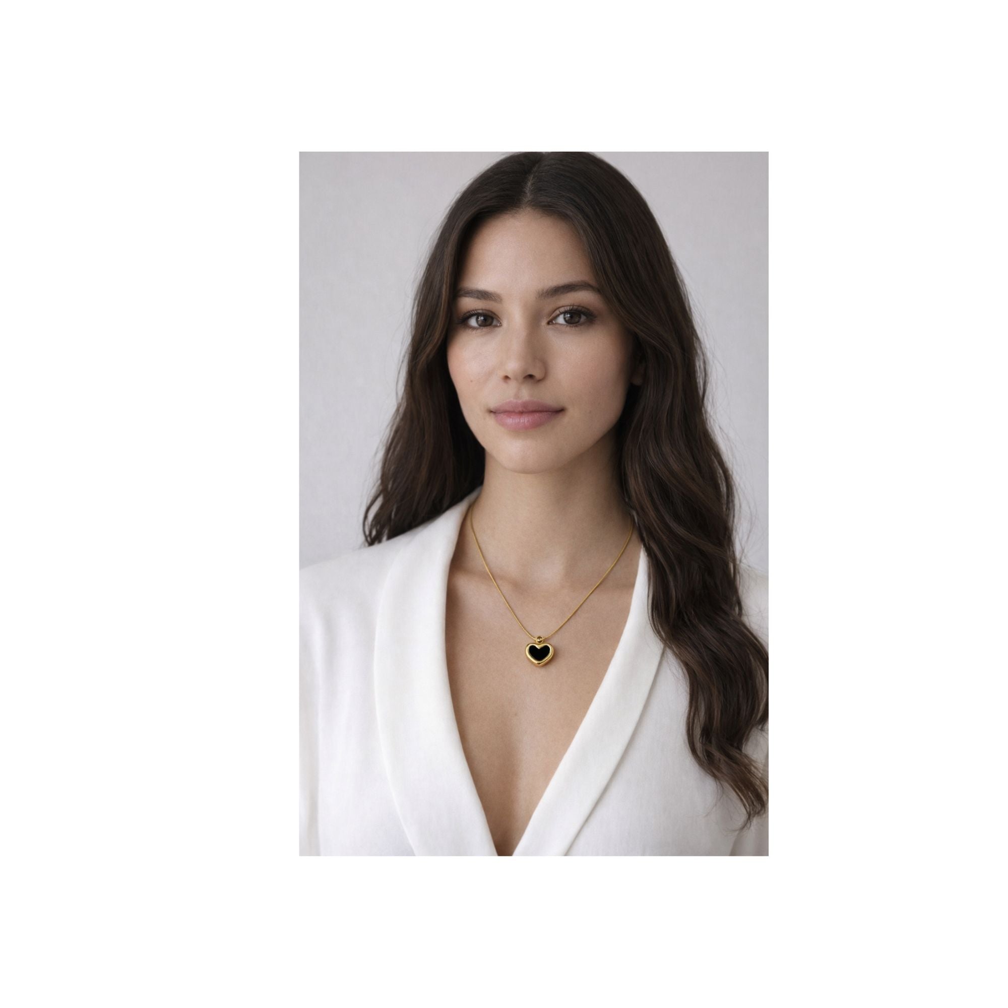 Midnight Heart Glow Necklace