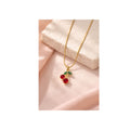 Cherry Bliss Pendant Necklac