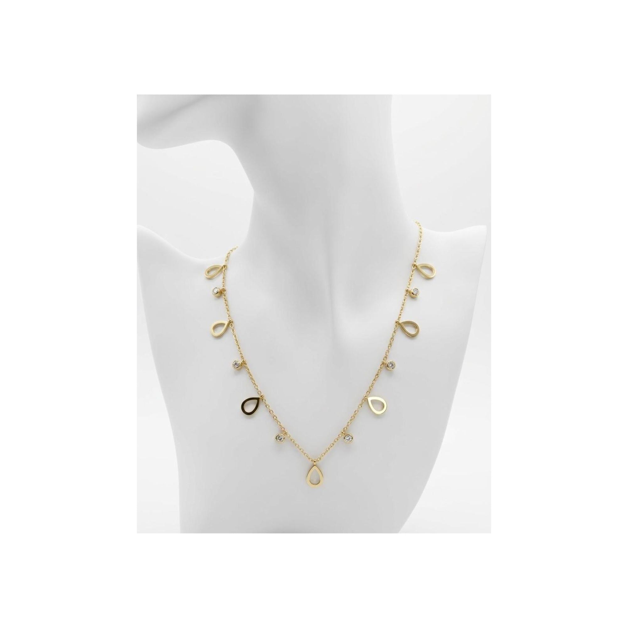 Mini Drop Charm Necklace – Anti-Tarnish, Dainty & Trendy