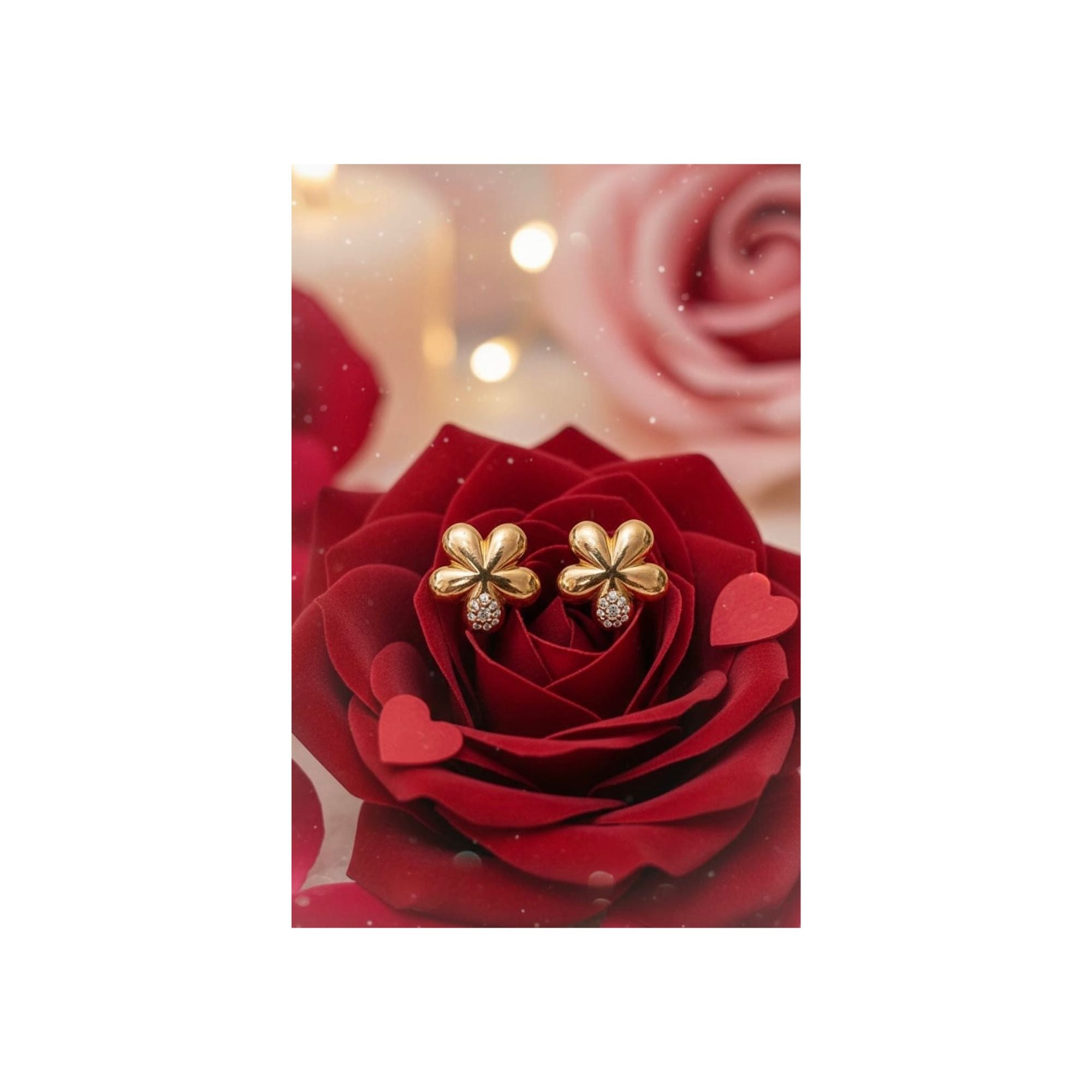 Golden Bloom Stud Earrings-— Anti-Tarnish 316L Stainless Steel 🌼✨