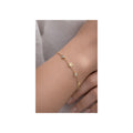 🌼 Gold Floral Charm Anti-Tarnish Bracelet 🌼