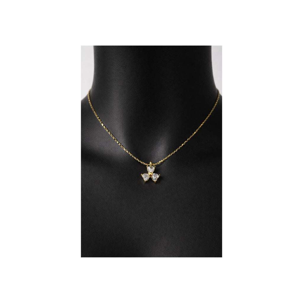 Crystal Blossom Pendant Necklace