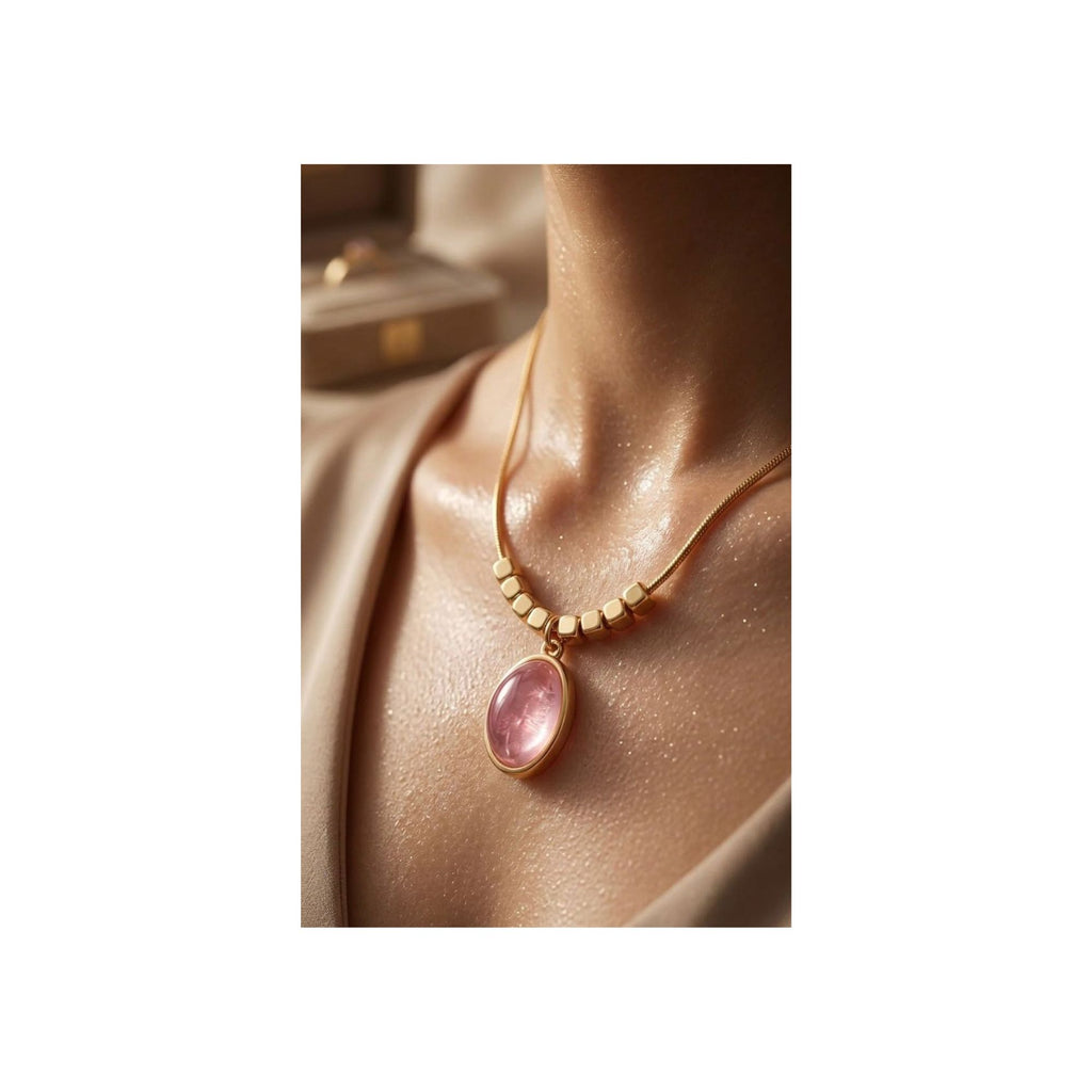 Aura Collection – Blush Aura Pendant Necklace