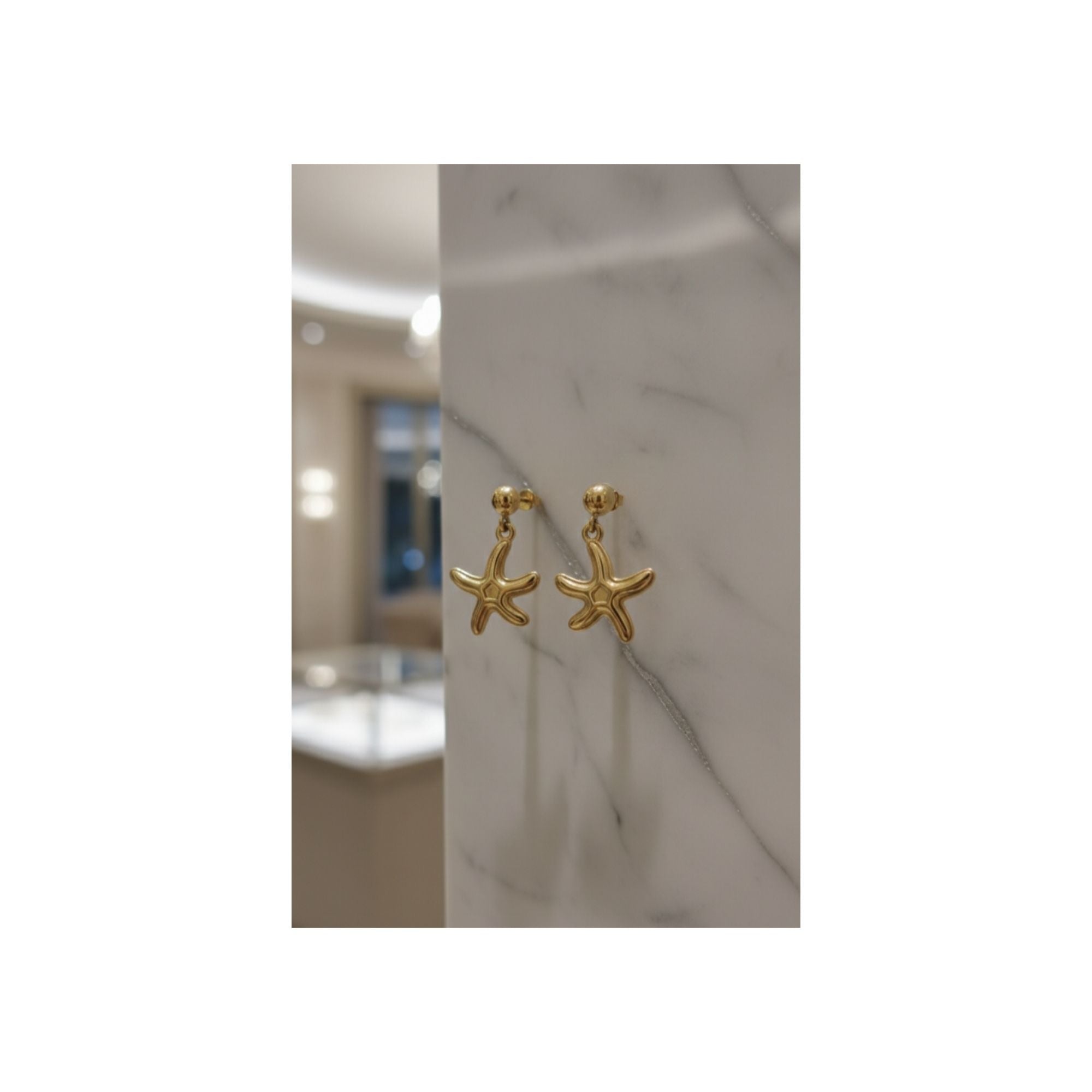 ✨ Starfish Drop Earrings — Anti-Tarnish 316L Stainless Steel