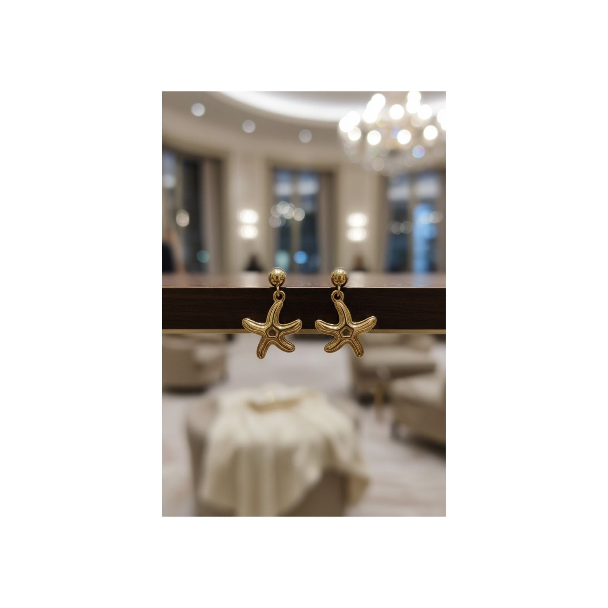 ✨ Starfish Drop Earrings — Anti-Tarnish 316L Stainless Steel