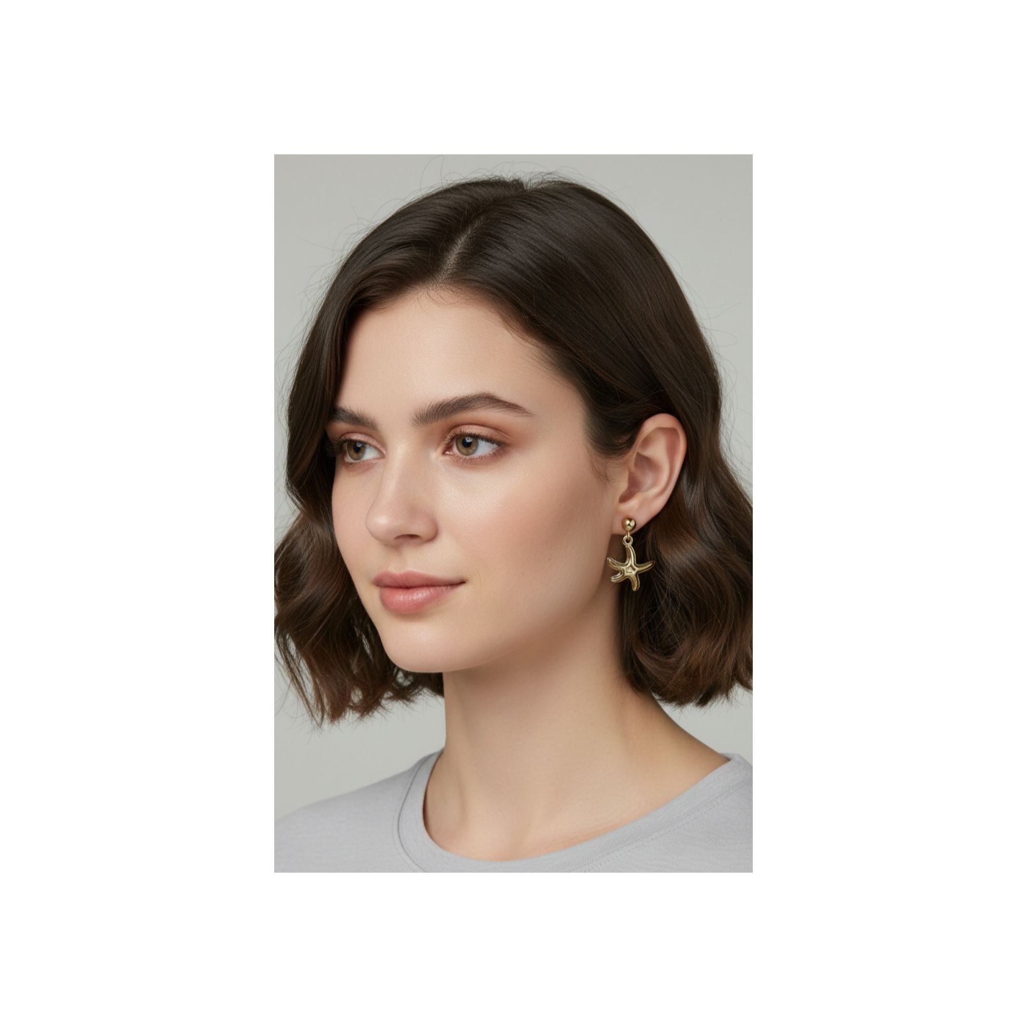 ✨ Starfish Drop Earrings — Anti-Tarnish 316L Stainless Steel
