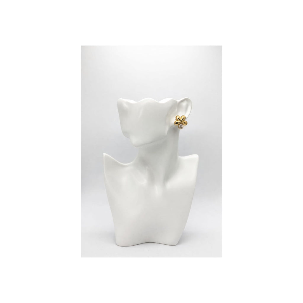 Golden Bloom Stud Earrings-— Anti-Tarnish 316L Stainless Steel 🌼✨