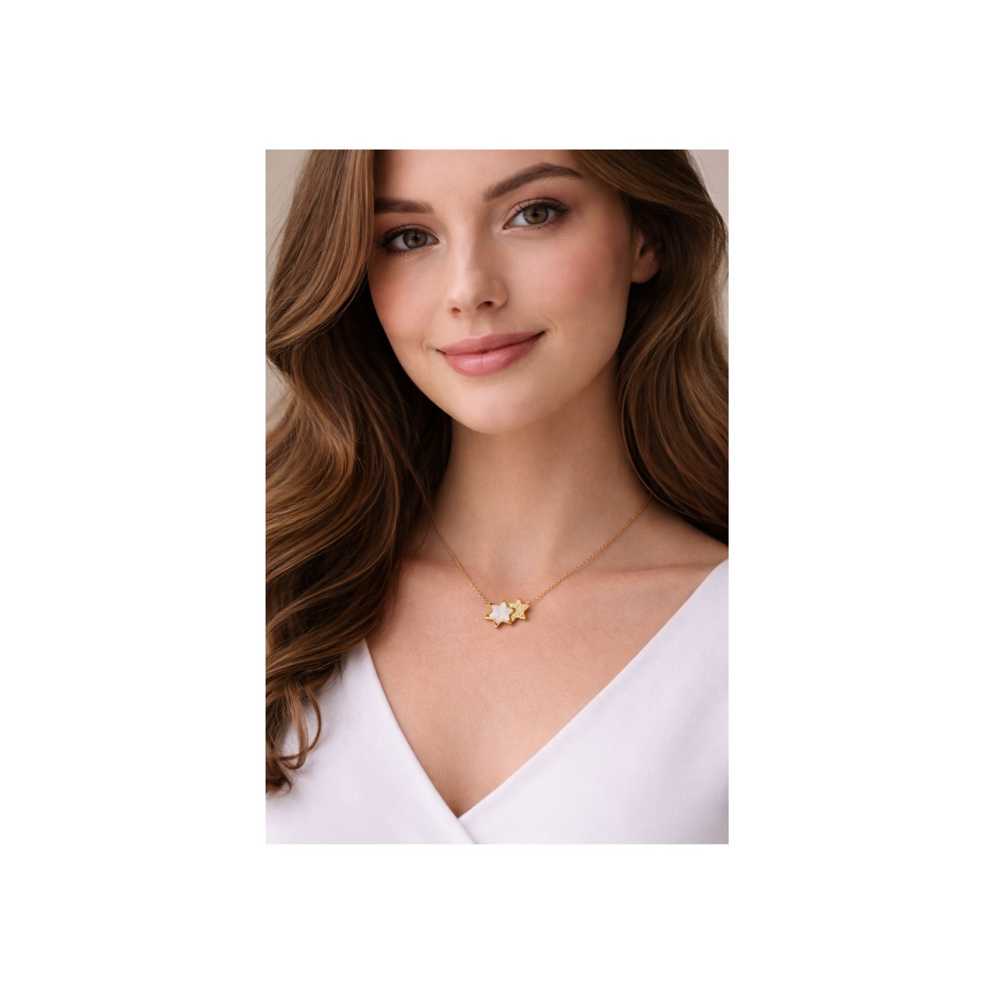 Twin Star Glow Necklace