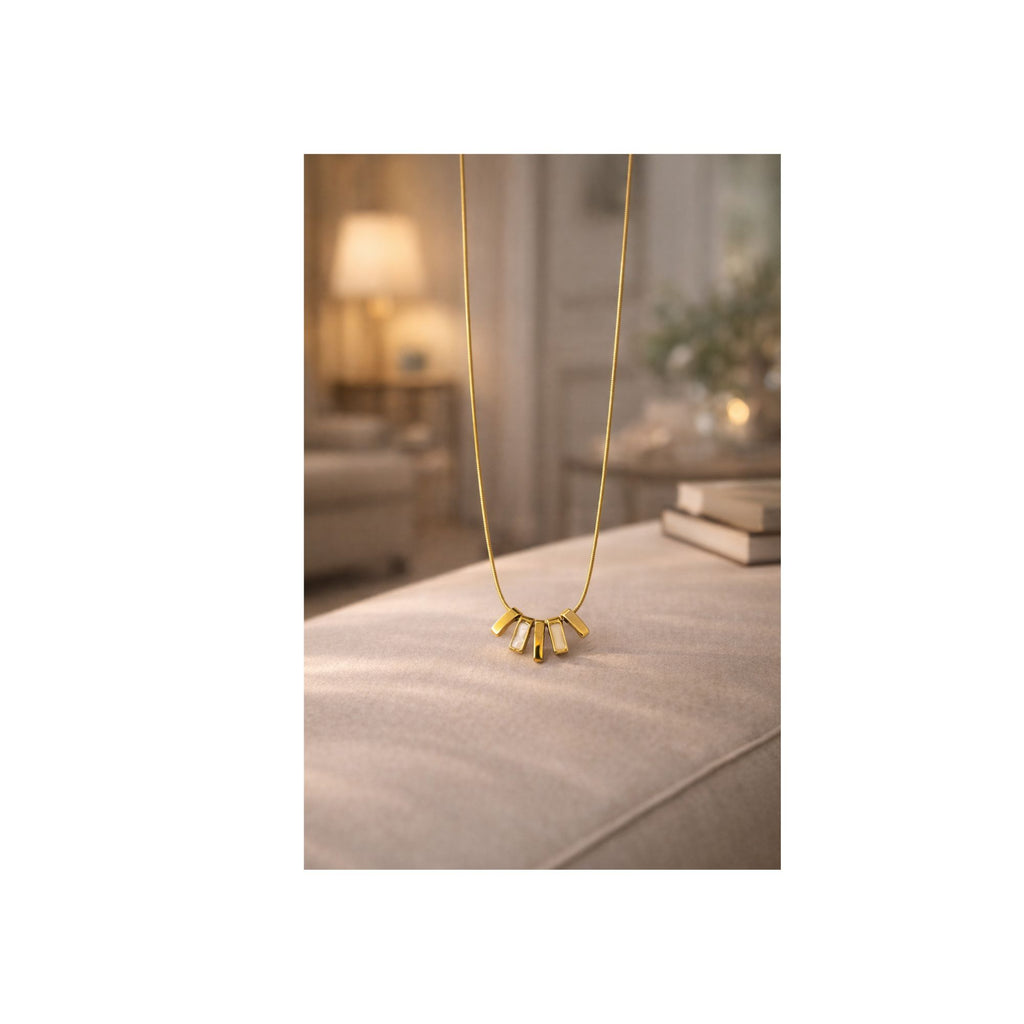 Radiant Fan Necklace