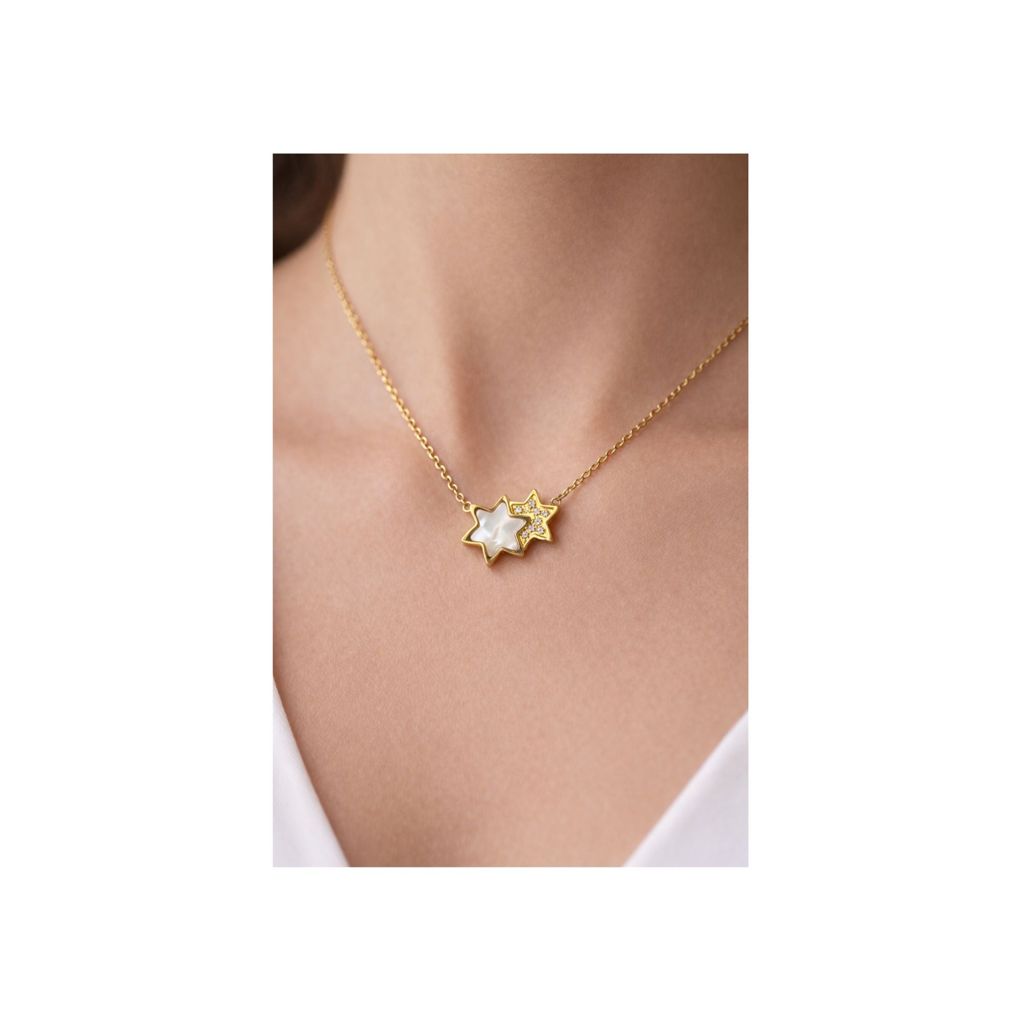 Twin Star Glow Necklace